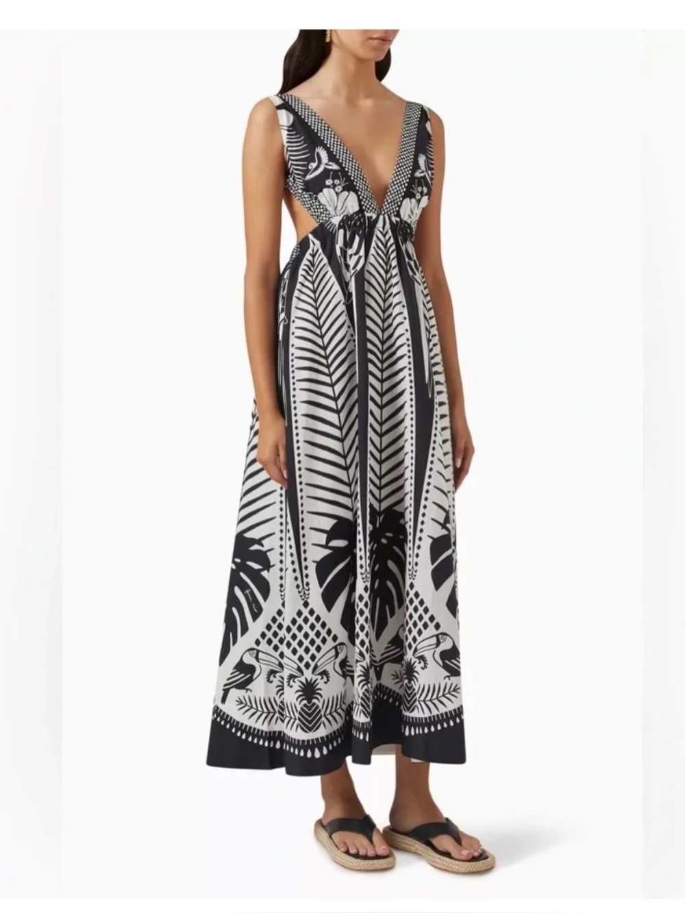Farm Rio Macaw long dress - Picture 2 of 14
